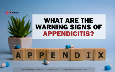 What are the warning signs of appendicitis?