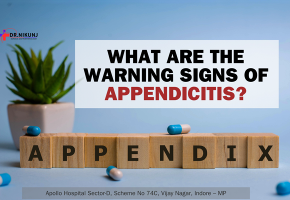 What are the warning signs of appendicitis?